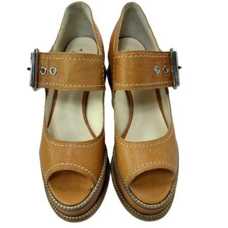  Vivienne Westwood ヴィヴィアン・ウエストウッド サンダル ダブルウェッジソール ブラウン 約25.5～26㎝ 箱 袋有