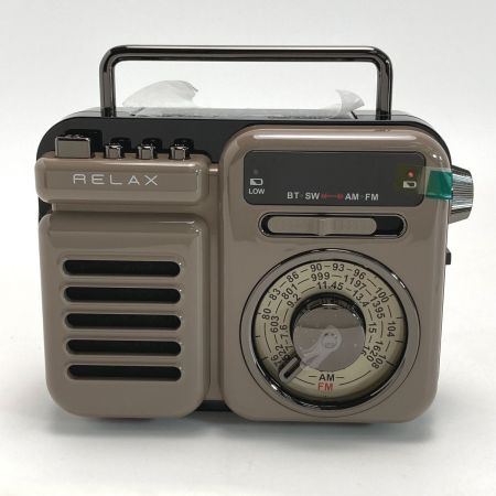  RELAX マルチレトロラジオ リラックス 1台7役 ポータブルラジオ 箱付き
