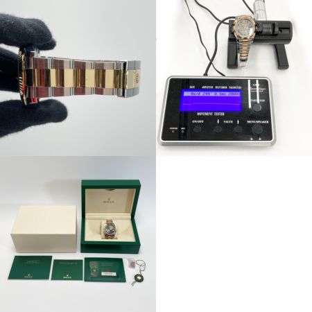  ROLEX ロレックス デイトジャスト41 SS×YG 126333 スレート 自動巻き メンズ 腕時計 箱・ギャランティ有