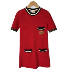 GUCCI グッチ ニットワンピース 519838-X9T02 レッド レディース  SIZE XS Cランク
