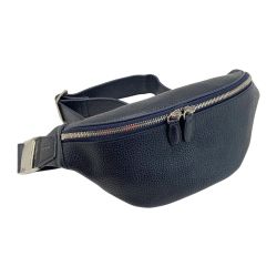 ☆☆ Somes Saddle ソメスサドル ギャロップ ウエストポーチ GL-09 ネイビー レザー ボディバッグ 布袋有 Aランク