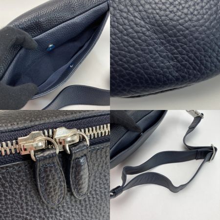  Somes Saddle ソメスサドル ギャロップ ウエストポーチ GL-09 ネイビー レザー ボディバッグ 布袋有