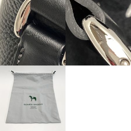  Somes Saddle ソメスサドル キャバレッティ ショルダーバッグ M ブラック レザー 布袋有