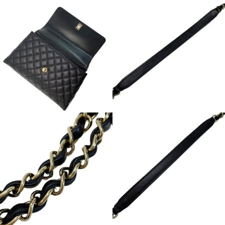  CHANEL シャネル ココハンドル29 キャビアスキン A92991 ブラック チェーンショルダーバッグ