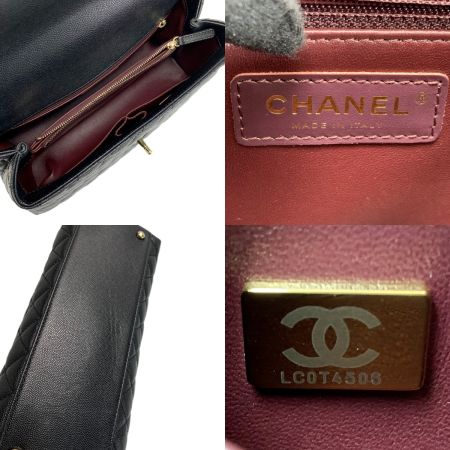  CHANEL シャネル ココハンドル29 キャビアスキン A92991 ブラック チェーンショルダーバッグ