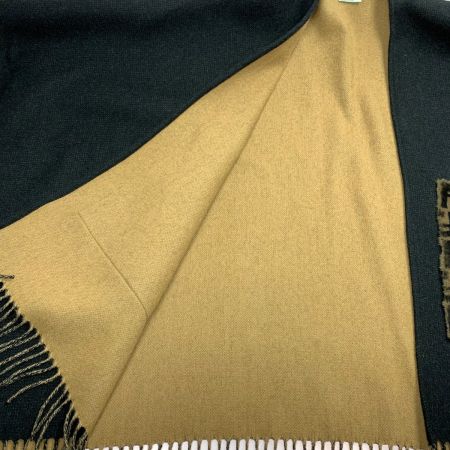  FENDI フェンディ ポンチョ ズッカ柄 FXX707 ブラック×ブラウン レディース