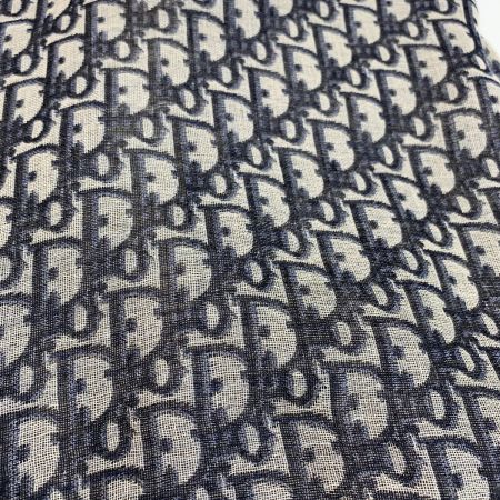  Christian Dior クリスチャンディオール オブリークストール トロッター ウール シルク コットン