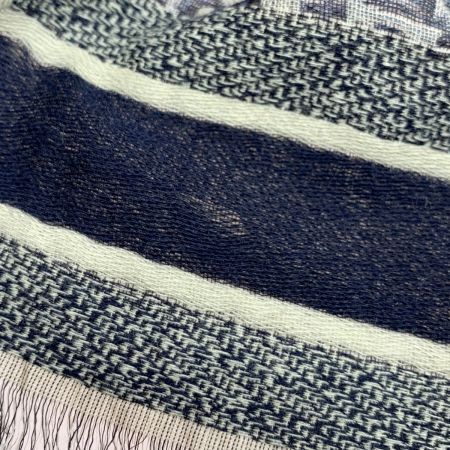  Christian Dior クリスチャンディオール オブリークストール トロッター ウール シルク コットン