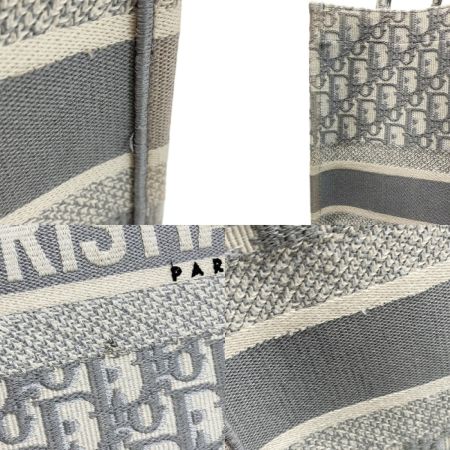  Christian Dior クリスチャンディオール ブックトート ラージ オブリーク M1286ZRIW グレー トートバッグ キャンバス