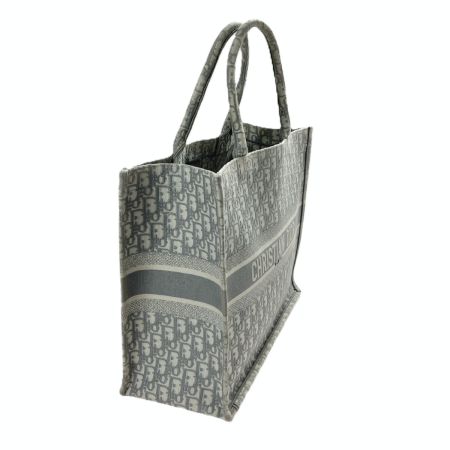  Christian Dior クリスチャンディオール ブックトート ラージ オブリーク M1286ZRIW グレー トートバッグ キャンバス