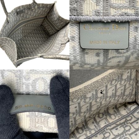  Christian Dior クリスチャンディオール ブックトート ラージ オブリーク M1286ZRIW グレー トートバッグ キャンバス