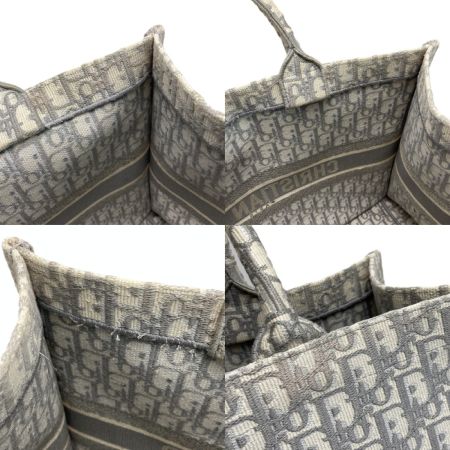  Christian Dior クリスチャンディオール ブックトート ラージ オブリーク M1286ZRIW グレー トートバッグ キャンバス