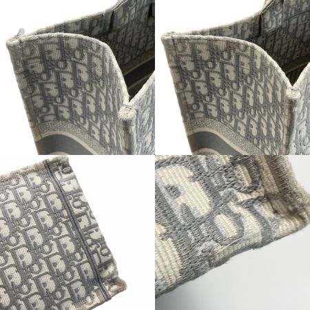  Christian Dior クリスチャンディオール ブックトート ラージ オブリーク M1286ZRIW グレー トートバッグ キャンバス