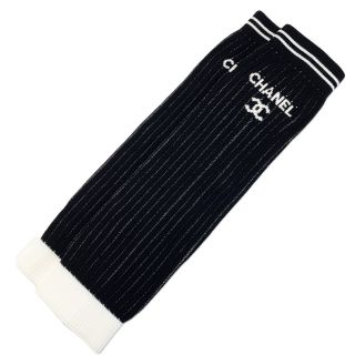 CHANEL シャネル レッグウォーマー AA9804/ココマークロゴ ブラック CHANEL シャネル レッグウォーマー AA9804/ココマークロゴ ブラック