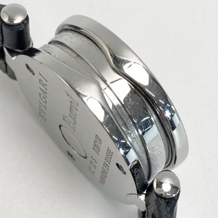  BVLGARI ブルガリ B-zero1 ダブルハート BZ22S ブラック×シルバー クォーツ レディース 腕時計