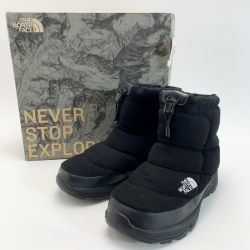 ☆☆ THE NORTH FACE ザノースフェイス ヌプシ ブーティー ウール スリー ショート NF51879 ブラック SIZE 25cm  Bランク