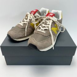 ☆☆ NEW BALANCE ニュー・バランス ローカットスニーカー U574BBYW ベージュ SIZE 26cm 箱付き Aランク