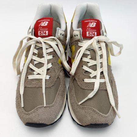  NEW BALANCE ニュー・バランス ローカットスニーカー U574BBYW ベージュ SIZE 26cm 箱付き