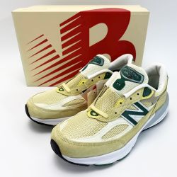 ☆☆ NEW BALANCE ニュー・バランス ローカットスニーカー  U990TE6 イエロー SIZE 26.5cm 箱有 Aランク