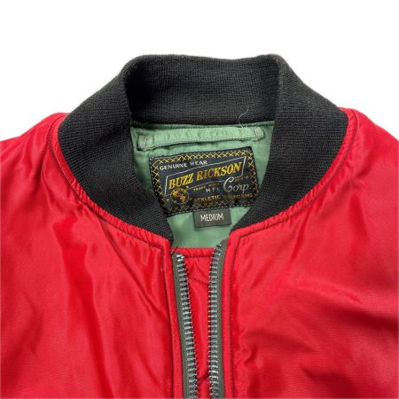 BUZZ RICKSON'S バズ リクソンズ フライトジャケット SIZE M BR11540/BR11541 レッド×グリーン メンズ