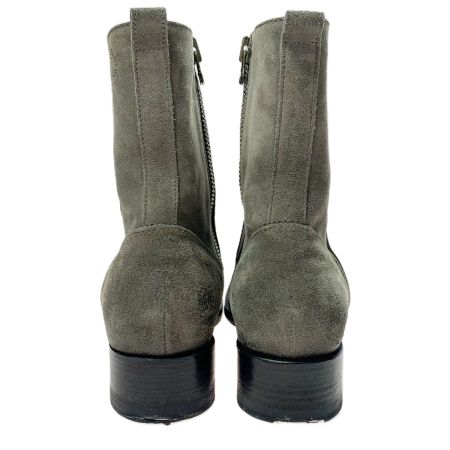  BUTTERO スウェード レザー サイド ジップ アップ B1117 グレー SIZE25.5㎝ ブーツ メンズ 箱 袋有