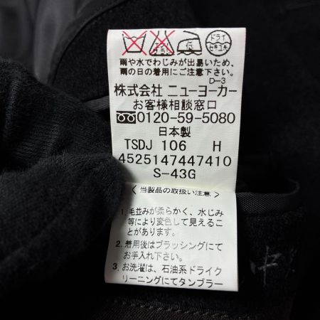 LIMITED EDITION カシミアコート カシミヤ100% 無地 SIZE 25-30-6302 ブラック レディース衣料