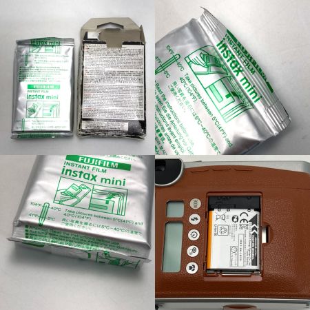  FUJIFILM フジフィルム インスタントカメラ instax mini 90 「チェキ」 ネオクラシック ブラウン