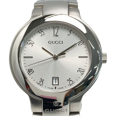  GUCCI グッチ デイト ステンレススチール 8900M シルバー クォーツ メンズ 腕時計