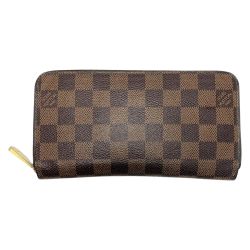 ☆☆ LOUIS VUITTON ルイヴィトン ジッピーウォレット  N60015 エベヌ ラウンドファスナー長財布 Bランク