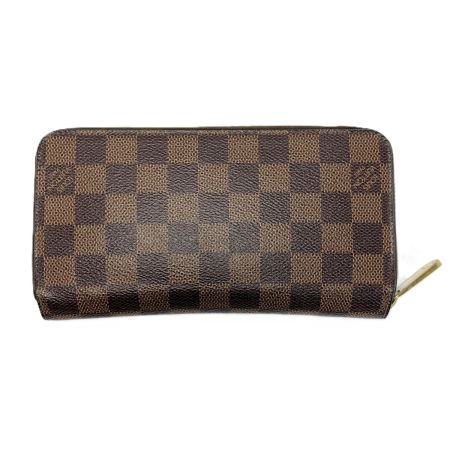  LOUIS VUITTON ルイヴィトン ジッピーウォレット  N60015 エベヌ ラウンドファスナー長財布