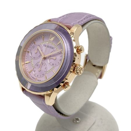 SWAROVSKI スワロフスキー オクティア ラックス クロノ 5632263 パープル クォーツ レディース 腕時計 Octea Lux