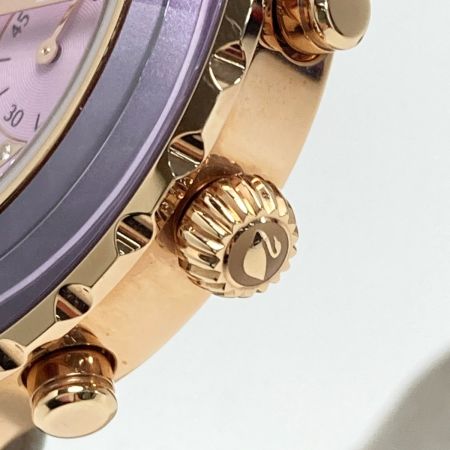  SWAROVSKI スワロフスキー オクティア ラックス クロノ 5632263 パープル クォーツ レディース 腕時計 Octea Lux