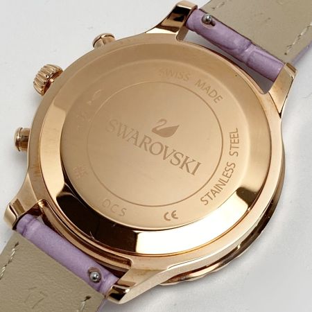  SWAROVSKI スワロフスキー オクティア ラックス クロノ 5632263 パープル クォーツ レディース 腕時計 Octea Lux