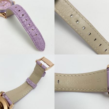  SWAROVSKI スワロフスキー オクティア ラックス クロノ 5632263 パープル クォーツ レディース 腕時計 Octea Lux
