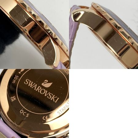  SWAROVSKI スワロフスキー オクティア ラックス クロノ 5632263 パープル クォーツ レディース 腕時計 Octea Lux