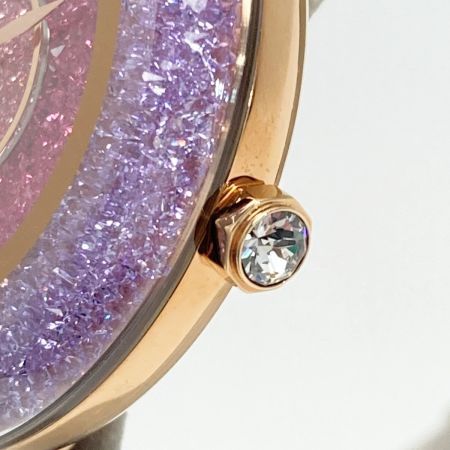  SWAROVSKI スワロフスキー クリスタルライン ラスター 5656896 パープル クォーツ レディース 腕時計