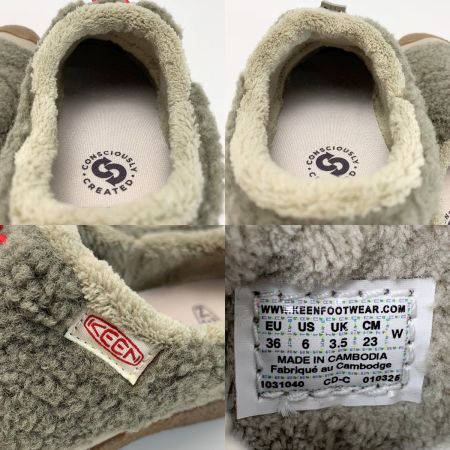  KEEN キーン ハウザー スリー スライド スリッポン 1031040 グレー SIZE 23cm