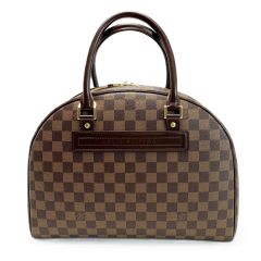  LOUIS VUITTON ルイヴィトン ダミエ ノリータ N41455 エベヌ ハンドバッグ Bランク