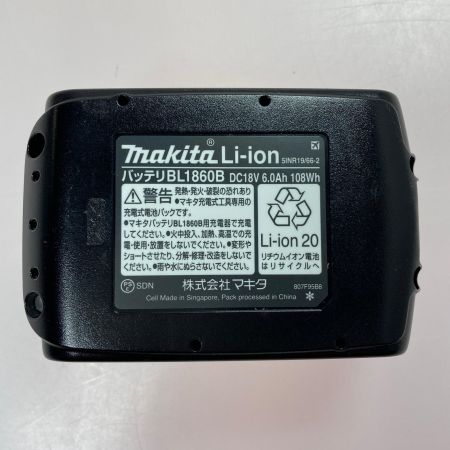  MAKITA マキタ バッテリー　18v　6.0Ah BL1860B