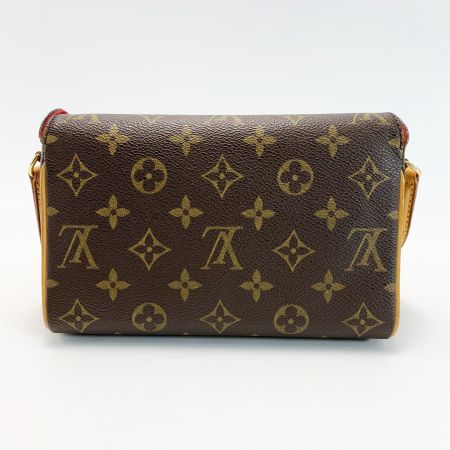  LOUIS VUITTON ルイヴィトン モノグラム キャンバス レシタル M51900 バッグ レディース