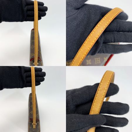  LOUIS VUITTON ルイヴィトン モノグラム キャンバス レシタル M51900 バッグ レディース