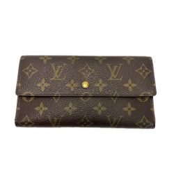 LOUIS VUITTON ルイヴィトン モノグラム ポルト トレゾール インターナショナル M61215 3つ折り財布 レディース Cランク