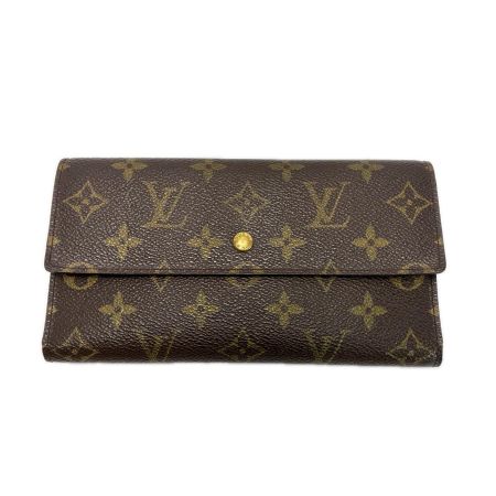 LOUIS VUITTON ルイヴィトン モノグラム ポルト トレゾール インターナショナル M61215 3つ折り財布 レディース