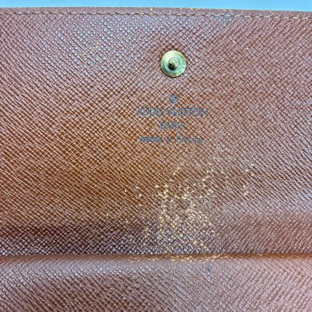 LOUIS VUITTON ルイヴィトン モノグラム ポルト トレゾール インターナショナル M61215 3つ折り財布 レディース