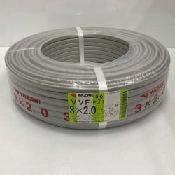 ☆☆ YAZAKI 電材 VVFケーブル 3芯×2.0ｍｍ 長さ100ｍ 2025年07月製造 未使用品 Sランク