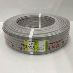 ☆☆ YAZAKI 電材 VVFケーブル 3芯×2.0ｍｍ 長さ100ｍ 2025年05月製造 未使用品 Sランク