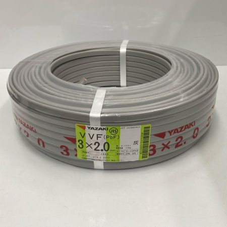  YAZAKI 電材 VVFケーブル 3芯×2.0ｍｍ 長さ100ｍ 2025年05月製造 未使用品