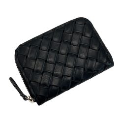 ☆☆ Somes Saddle ソメスサドル イントレチャート ラウンドファスナー コインケース ブラック レザー 小銭入れ 財布 Aランク