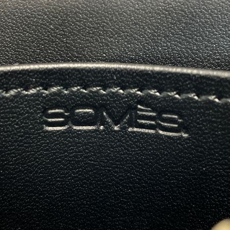  Somes Saddle ソメスサドル イントレチャート ラウンドファスナー コインケース ブラック レザー 小銭入れ 財布