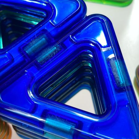  BorneLund ボーネルンド マグ・フォーマー ダイナソーセット＋バラ90ピース 計130ピース MAGFORMERS